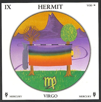 The Hermit tarot card