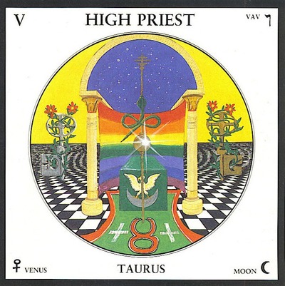 The Hierophant tarot card